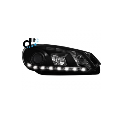 Faros Luz Diurna Vw Golf Vi 08+ _