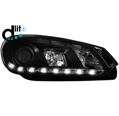 Faros Luz Diurna Vw Golf Vi 08+ _