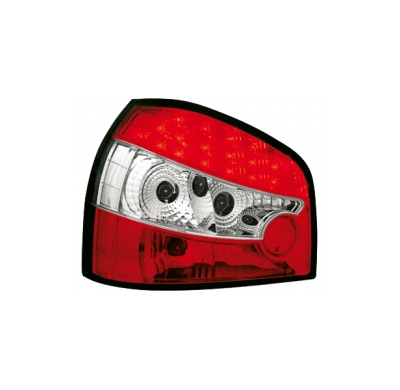Led Pilotos Traseros Audi A3 8l 9.96+ _ Rojo/Cristal