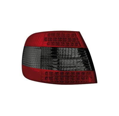 Pilotos Traseros Led Audi A4 B5 Lim. -99'-00' _ Rojo/Ahumado