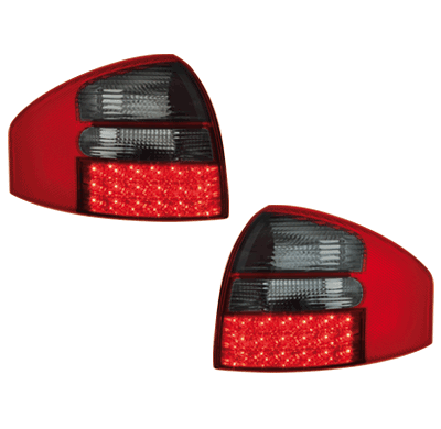 Pilotos Traseros Led Audi A6 97-04 _ Rojo/Ahumado