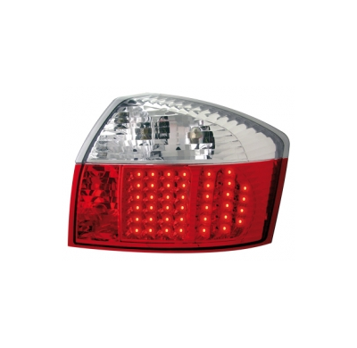 Led Pilotos Traseros Audi A4 8e Lim. 01-04  Rojo/Crystal