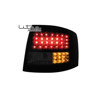 Pilotos Traseros Led Audi A6 Avant _ Negros 12/97-01/05 4b