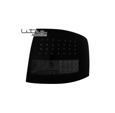 Pilotos Traseros Led Audi A6 Avant _ Negros 12/97-01/05 4b