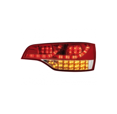 Pilotos Led Audi Q7 05-09 _ Rojos/Crystal