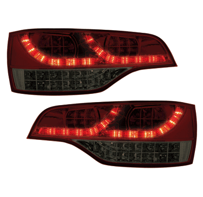 Pilotos Led Audi Q7 05-09 _ Rojos/Smoke