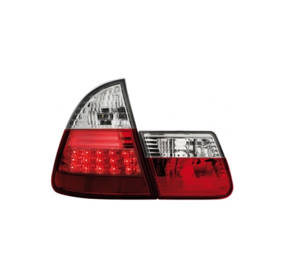 Pilotos Traseros Led Bmw E46 Touring 01-06 _ Rojo/Cristal