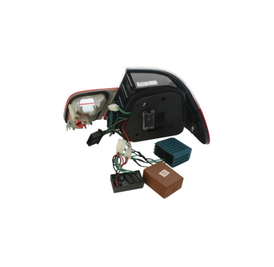 Led Pilotos Traseros Bmw E46 2d 98-01 _ Rojo/Cristal