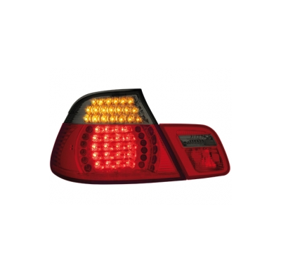 Led Pilotos Traseros Bmw E46 2d 98-01 _ Rojo/Cnegro