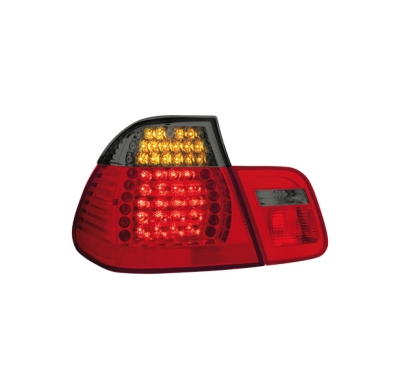 Led Pilotos Traseros Bmw E46 4d 02-04 _ Rojo/Negro