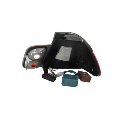 Led Pilotos Traseros Bmw E46 4d 98-01 _ Rojo/Negro