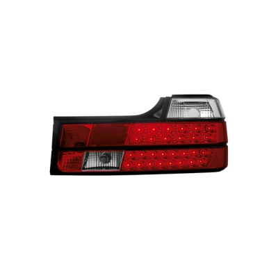 Pilotos Traseros Led Bmw E32 Serie 7 88-94 _ Rojo/Cristal