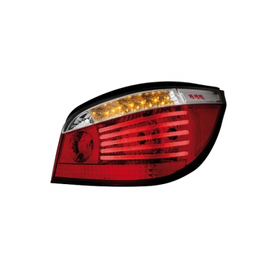 Pilotos Led Bmw E60 04+ _ Rojo/Cristal