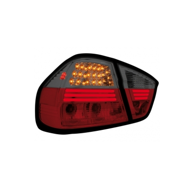 Pilotos Traseros Led Bmw E90 _ 05-08 _Sedan_ Rojo/Negros / Con Intermitente De Led
