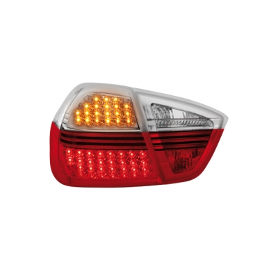 Pilotos Traseros Led Bmw E90 _ 05+ _Sedan_ Rojo/Clear / Con Intermitente De Led