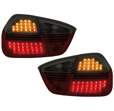 Pilotos Traseros Led Bmw E90 _ 05+ _Sedan_ Rojo/Negros / Con Intermitente De Led