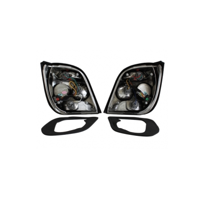 Pilotos Traseros Ford Fiesta 3 89-96 _ 3d _ Negro