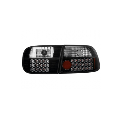 Led Pilotos Traseros Honda Civic 92-95 3t _ Negro