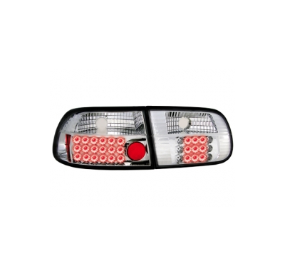 Led Pilotos Traseros Honda Civic 92-95 3t _ Cristal