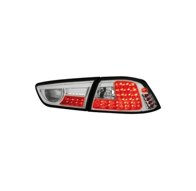 Pilotos Led Mitsubishi Lancer Ab 08 Cromados