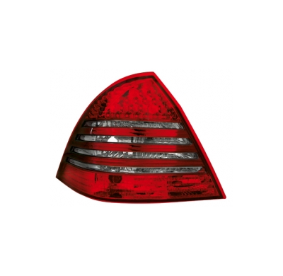 Led-Pilotos Traseros Mercedes Benz W203 C-Kl. 05+ _ Rojo/Negro