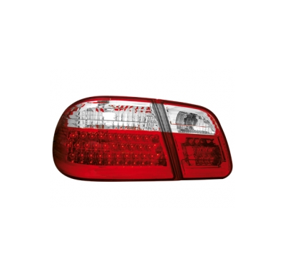 Led Pilotos Traseros Mercedes Benz E-Klasse W210 95-02 Rojo/Crys.