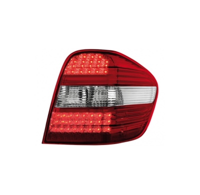 Pilotos Led Mercedes Benz M-Klasse 05+ _ Rojo/Transparente