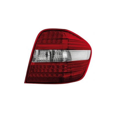 Pilotos Led Mercedes Benz M-Klasse 05+ _ Rojo/Transparente