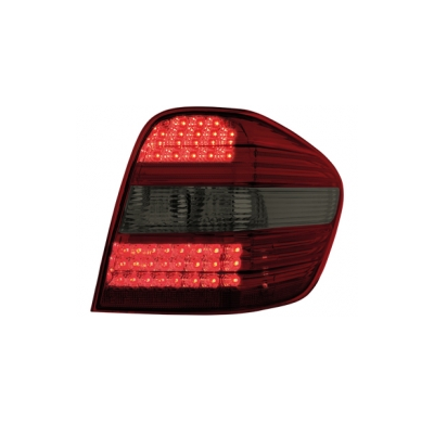 Pilotos Led Mercedes Benz M-Klasse 05+ _ Rojo/Smoke