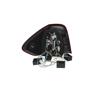 Pilotos Led Mercedes Benz M-Klasse 05+ _ Rojo/Smoke