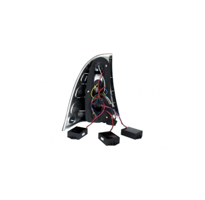 Pilotos Traseros Led Mercedes Benz C W203 00-05_Station Wagon _ Rojo/Negros