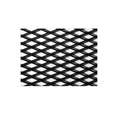 Rejilla De Aluminio Desplegado 125 X 25 Cm _ Negro