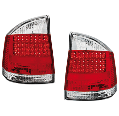 Pilotos Led Opel Vectra 02-07_Rojo/Transparente