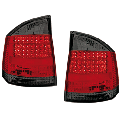 Pilotos  Opel Vectra 02'-07'_Rojo/Ahumado