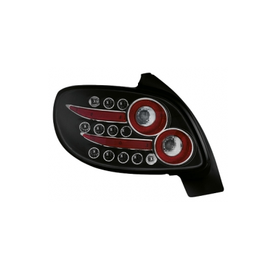 Led Pilotos Traseros Peugeot 206cc _ Negro