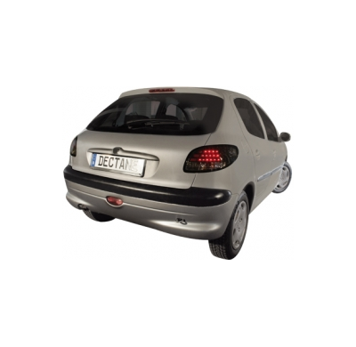 Led Pilotos Traseros Peugeot 206 _ Negro
