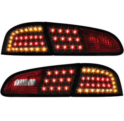 Pilotos Led Seat Ibiza 6l 02.02-08 _ Negros