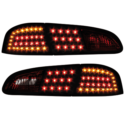 Pilotos Led Seat Ibiza 6l 02.02-08 _ Negros / Smoke