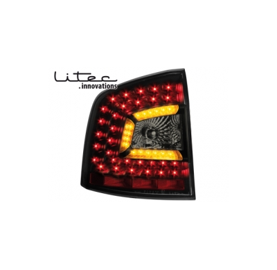 Pilotos Traseros Led Skoda Octavia 1z 04+ Negro/Ahumad