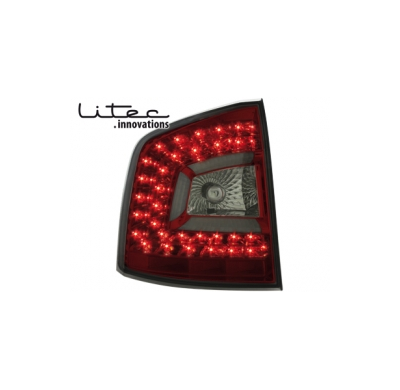 Pilotos Traseros Led Skoda Octavia 1z 04+ Rojo/Ahumad