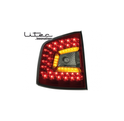 Pilotos Traseros Led Skoda Octavia 1z 04+ Rojo/Ahumad