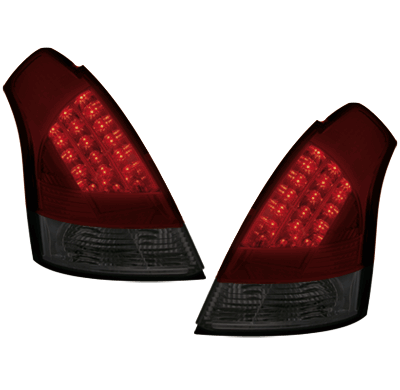 Pilotos Led Suzuki Swift 05-07 _ Rojos/Negro