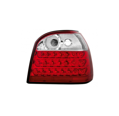 Led Pilotos Traseros Golf Iii _ Rojo/Cristal