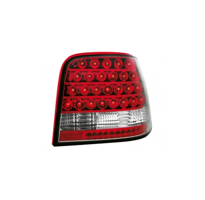 Led Pilotos Traseros Golf Iv _ Rojo/Cristal (Rojo)