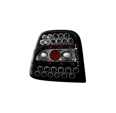 Led-Pilotos Traseros Vw Golf Iv _ Negro