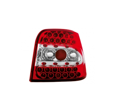 Led Pilotos Traseros Vw Golf Iv _ Rojo/Cristal