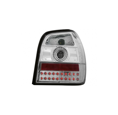 Led Pilotos Traseros Vw Polo 6n 95-98 _ Cristal