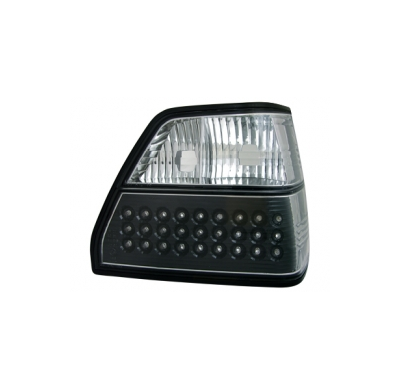 Pilotos Led Vw Golf Ii _ Negro