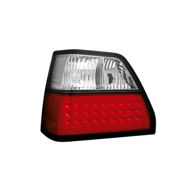 Pilotos Traseros Led Vw Golf Ii _ Rojo/Cristal
