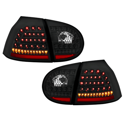 Pilotos Led Vw Golf V 03-09_ Negros
